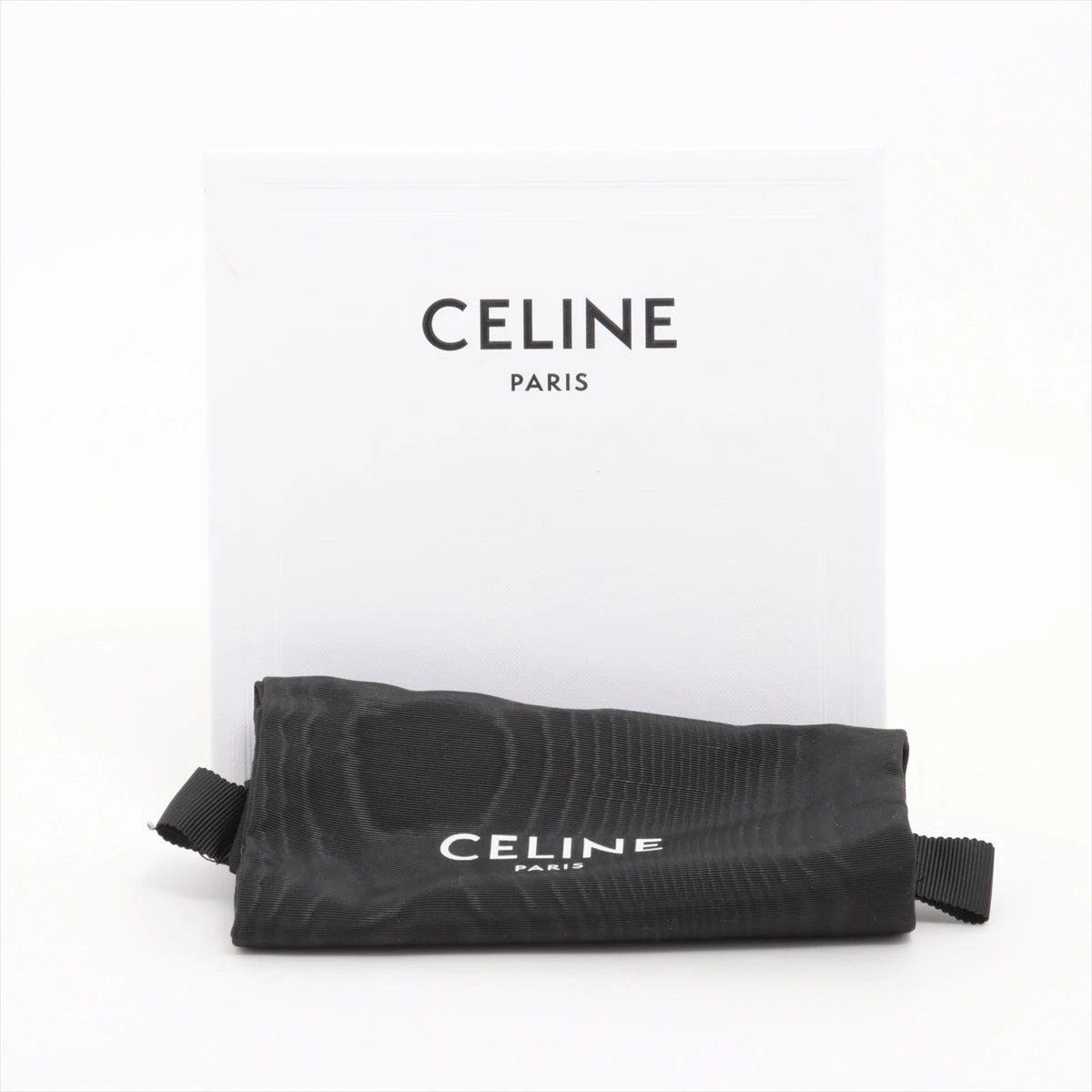箱付き CELINE セリーヌ ロゴ トリオンフ PVC コインケース セリーヌ コインケース トリオンフ ブラック ゴールド 小銭入れ