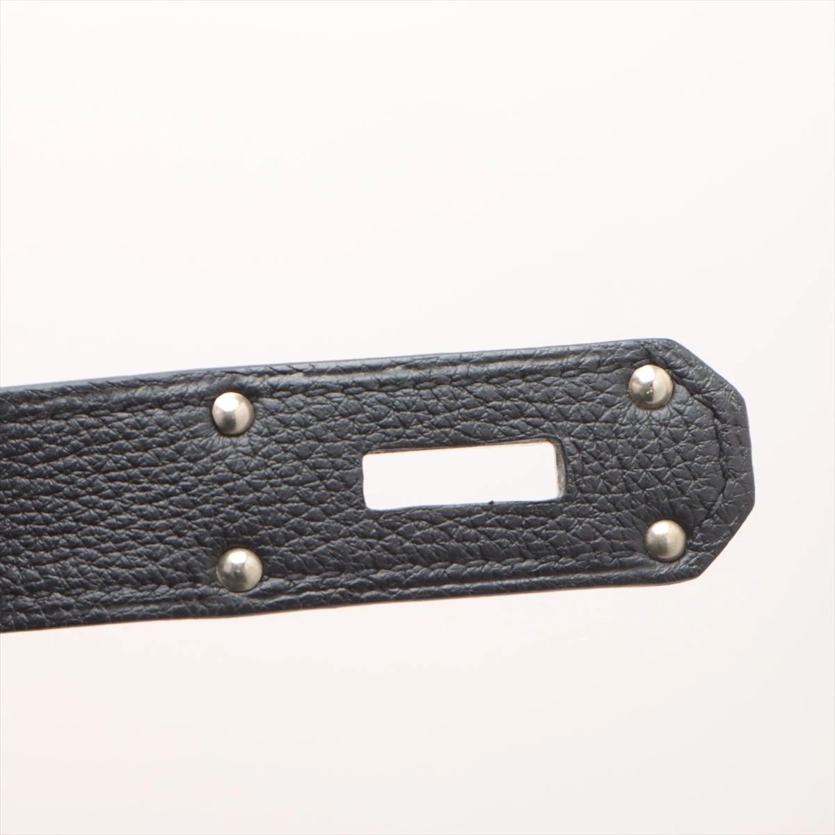エルメス オータクロア40 トゴ ブラック×ゴールド×ブルーロワイヤル 