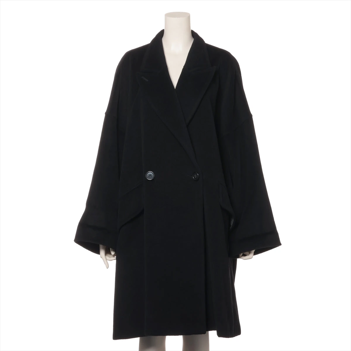 マックスマーラカシミヤアンゴラ混チェスターコートショート丈ゆったり素材レッド古着 ショートコート Ramino ☆ WEEKEND MAX MARA (Weekend Max Mara