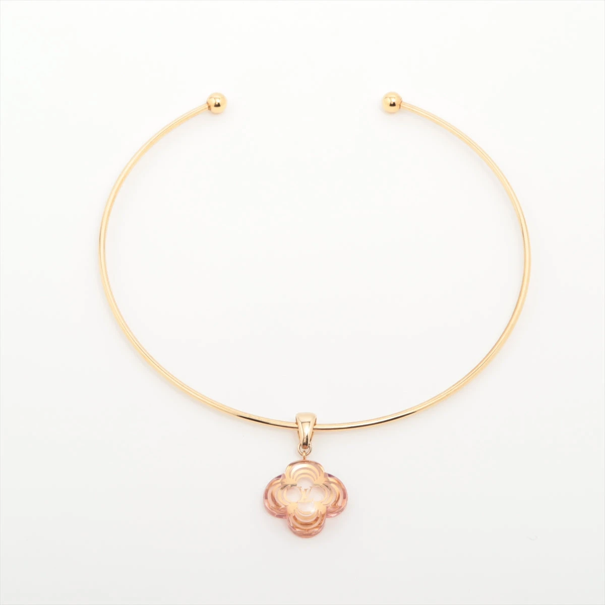 ヴィトン M65622 コリエ アラフォリ チョーカー GP×レジン ゴールド  