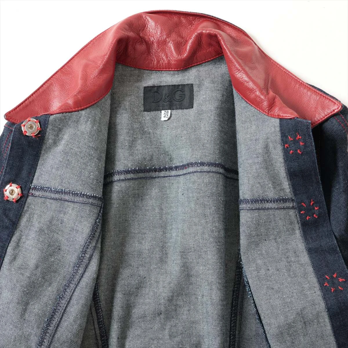 ドルチェ&ガッバーナ コットン×レザー セットアップ 42/40