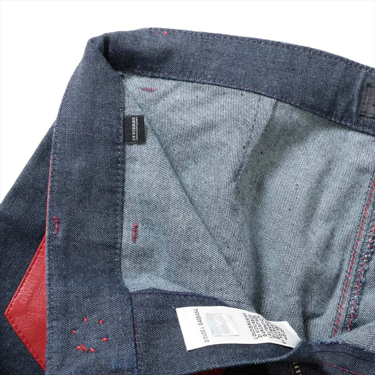 ドルチェ&ガッバーナ コットン×レザー セットアップ 42/40