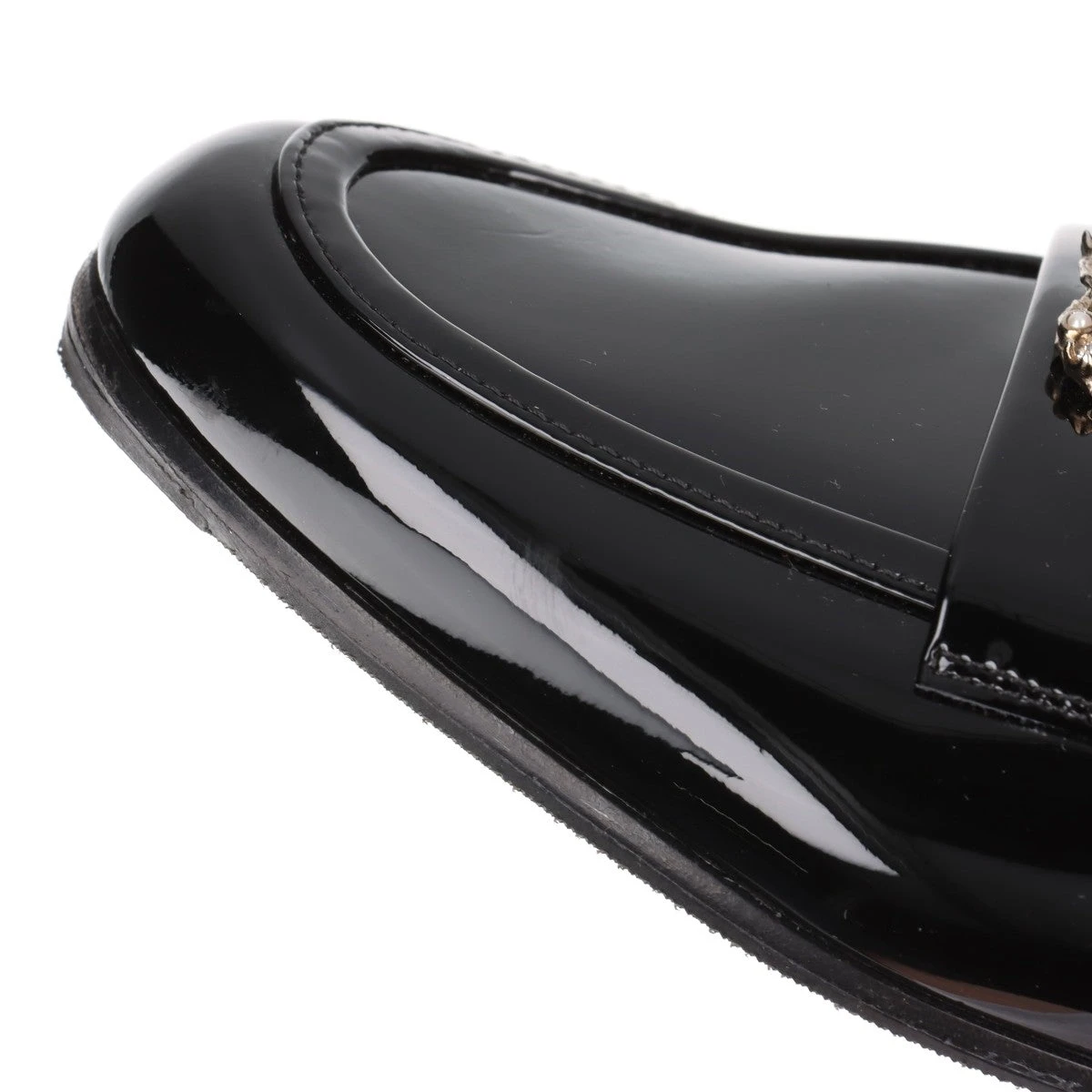 CHANEL 37 ブラックレザー ミュール 本物保証☆美品！CHANEL☆レザーロゴブラック×クリアミュール☆37