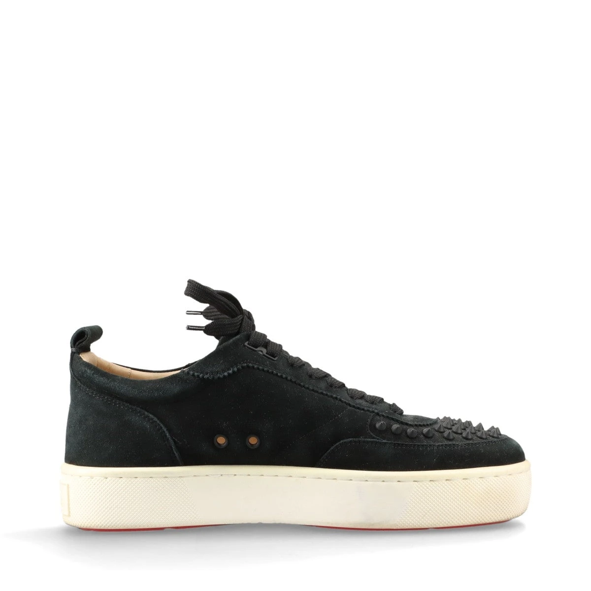CHRISTIAN LOUBOUTIN / スエード スニーカー スパイク付き クリスチャンルブタン スパイクスタッズ スエード スニーカー 42