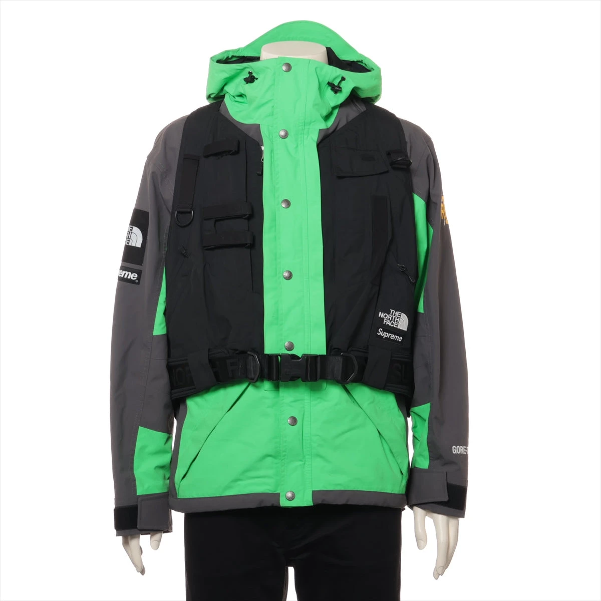 シュプリーム×ノースフェイス ナイロン ジャケット M メンズ グレー