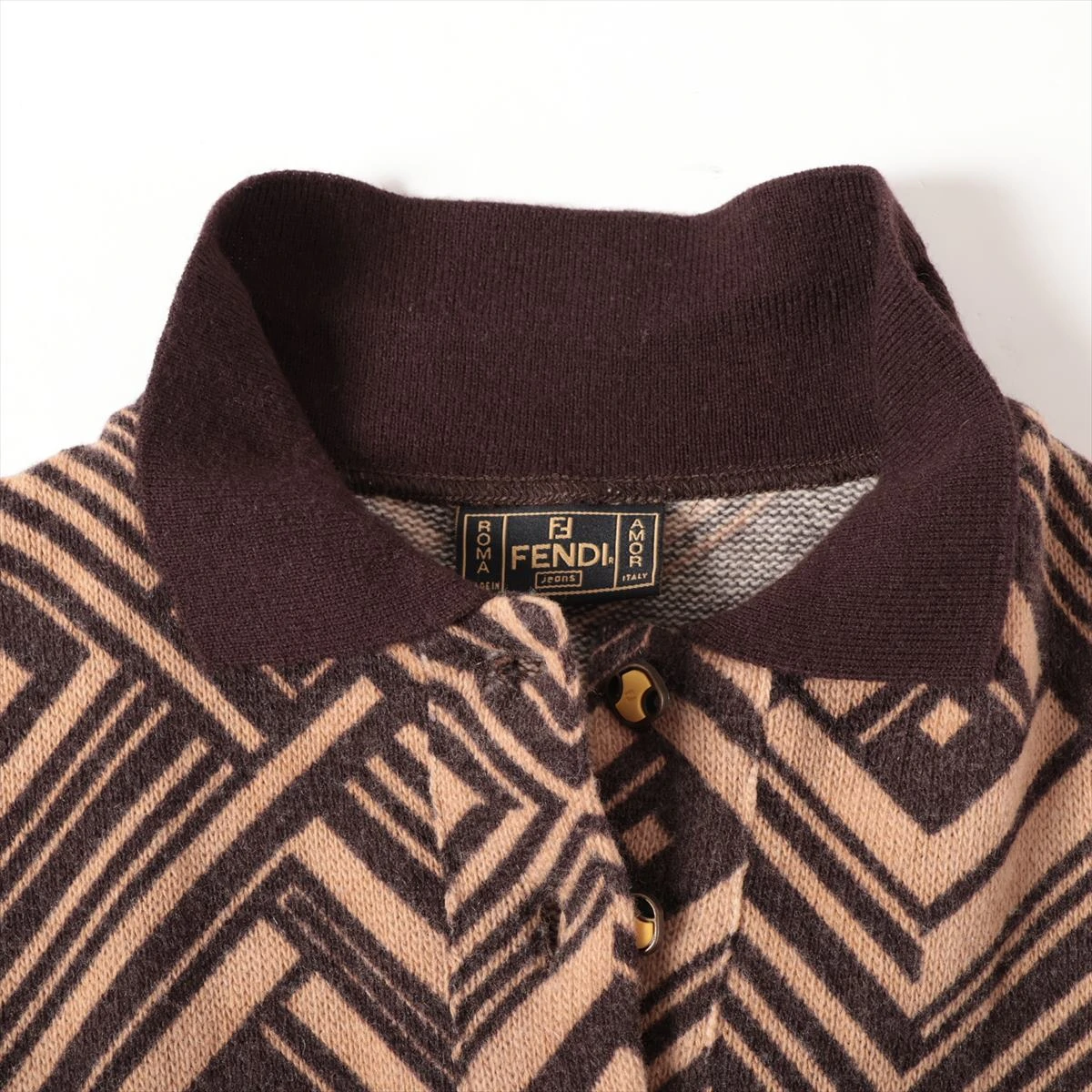 FENDI✩.*˚フェンディ ウール ニット 50 ブラウン