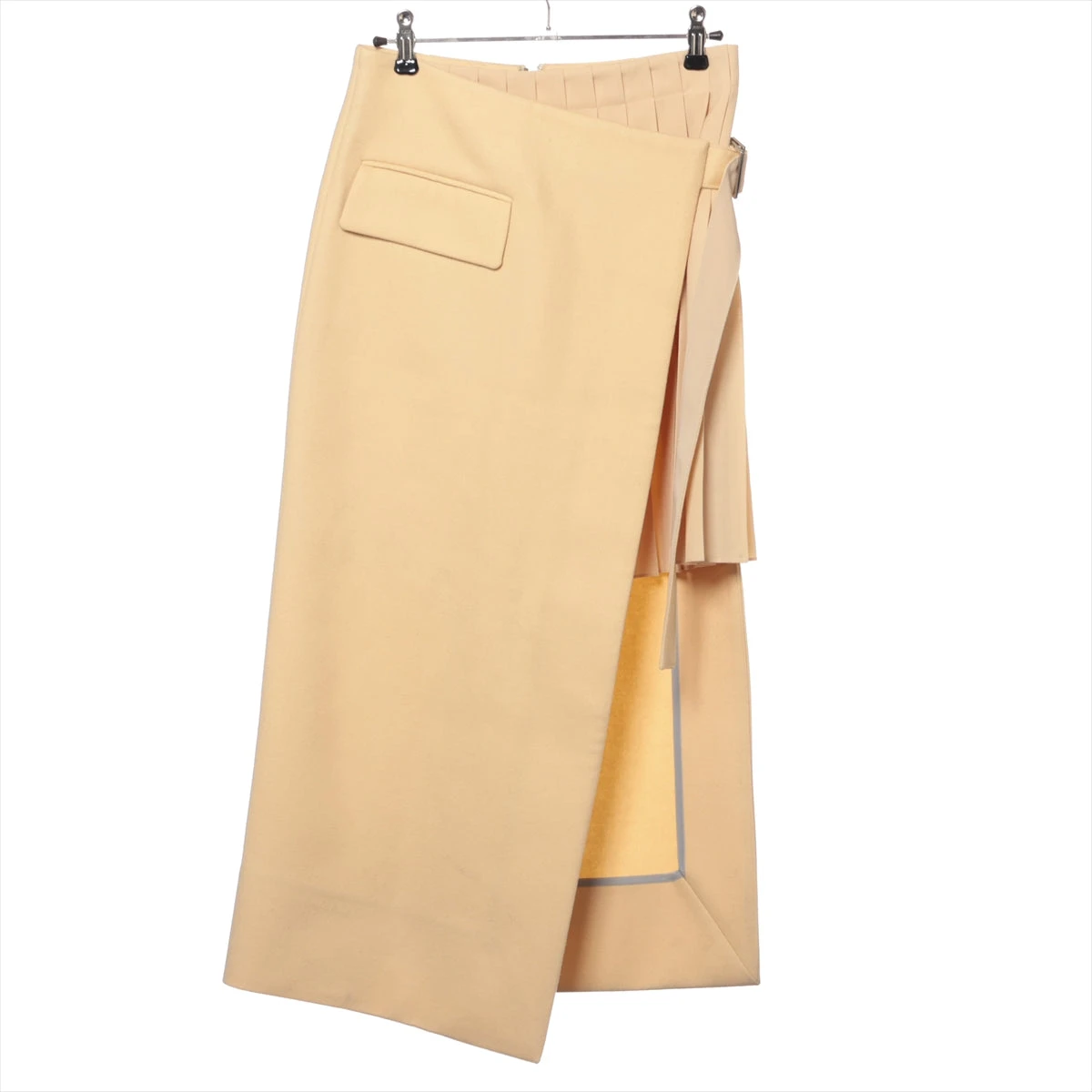 sacai ウール　タイトスカート サカイウールスカート