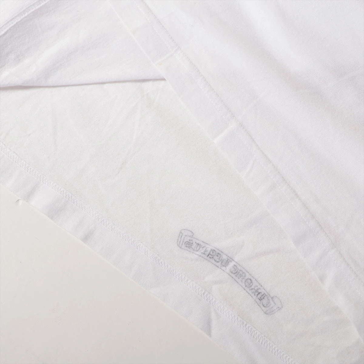 クロムハーツ ロングTシャツ コットン サイズXL ホワイト ダガーアイ 