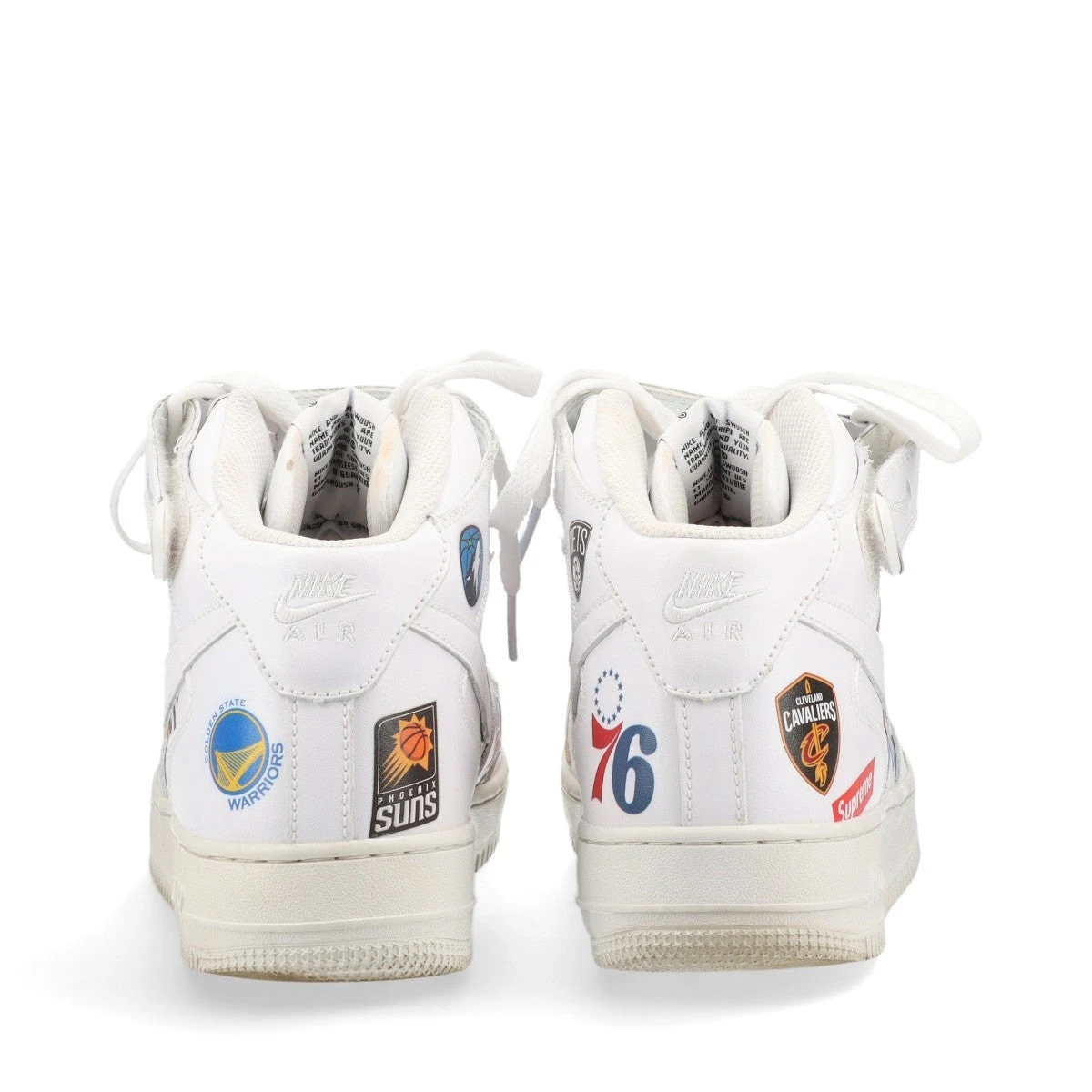 ナイキ×シュプリーム AIR FORCE 1 MID レザー ハイカット 26cm メンズ 