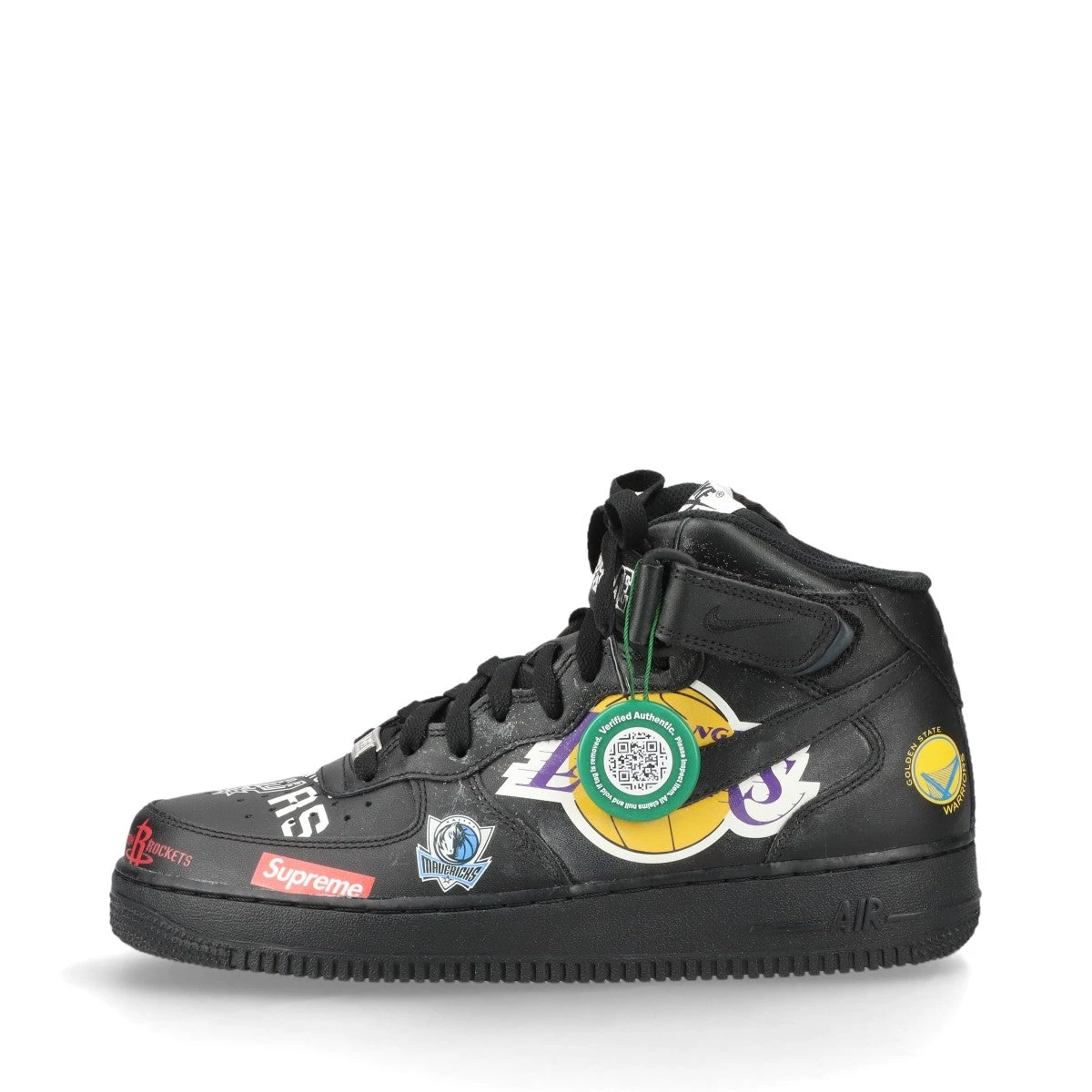 ナイキ×シュプリーム AIR FORCE 1 MID レザー ハイカット