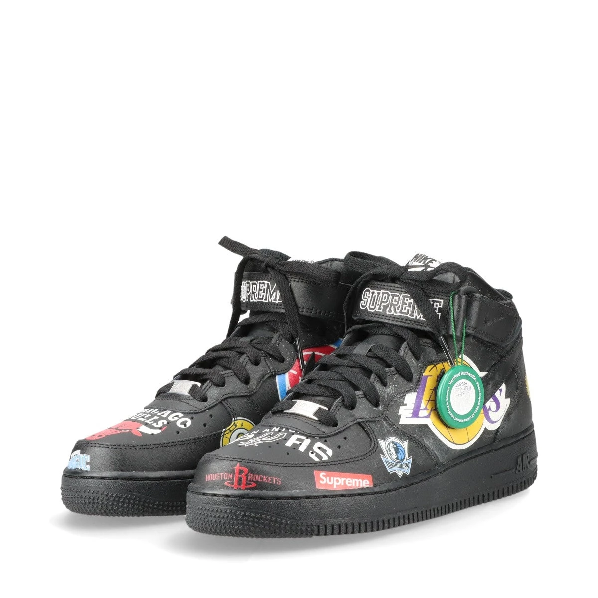 ナイキ×シュプリーム AIR FORCE 1 MID レザー ハイカット