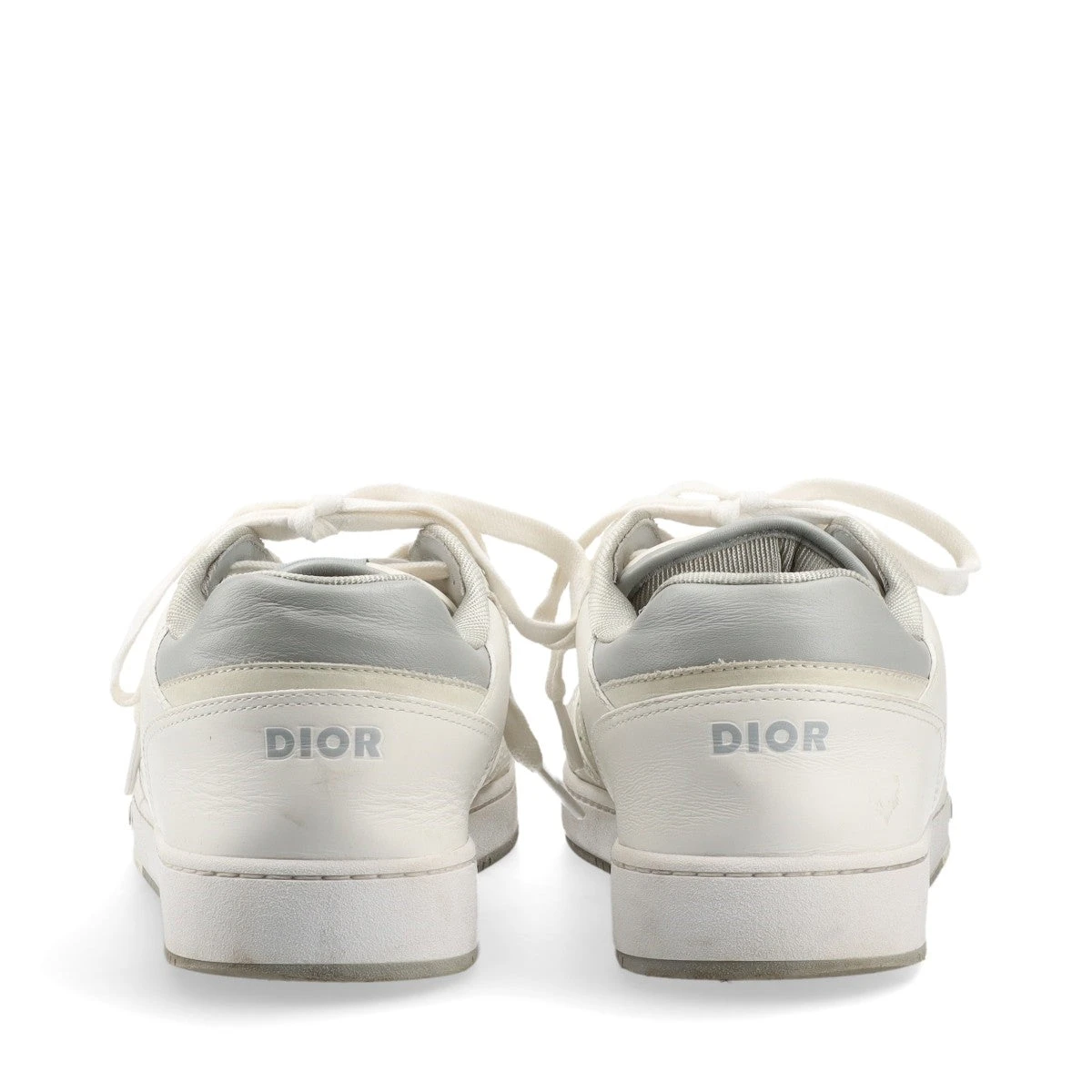 ディオール B27 レザー スニーカー 44 メンズ ホワイト×グレー DC0521