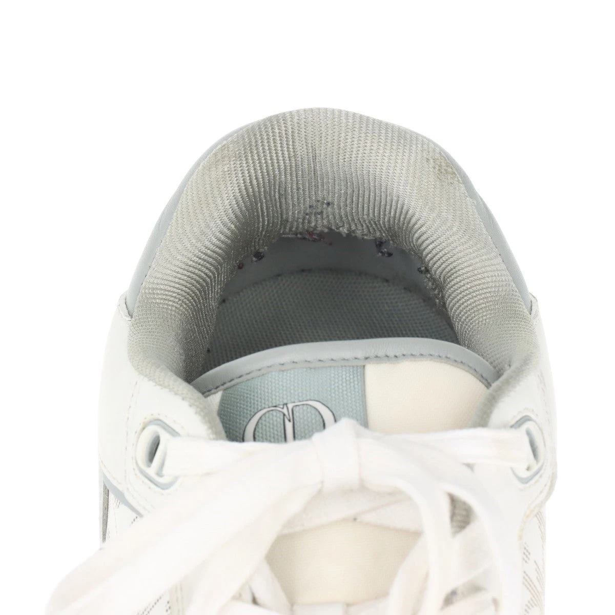 ディオール B27 レザー スニーカー 44 メンズ ホワイト×グレー DC0521