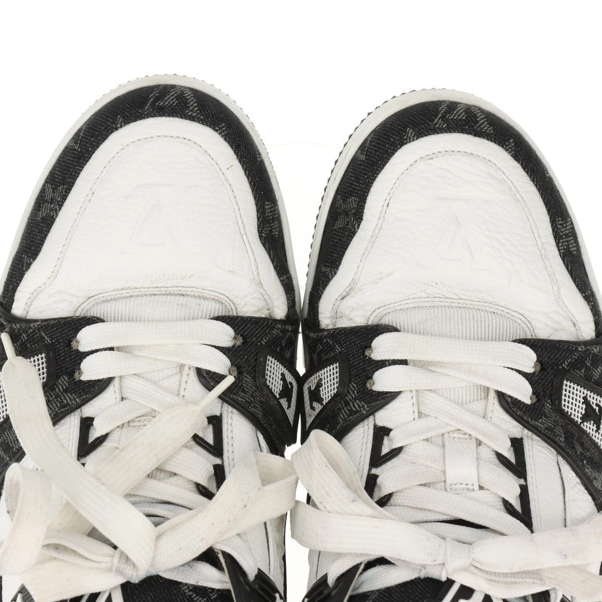 ヴィトン ラン55ライン 24年レザー✕ ファブリックスニーカー ヴィトン ラン55ライン 24年レザー✕ ファブリックスニーカー