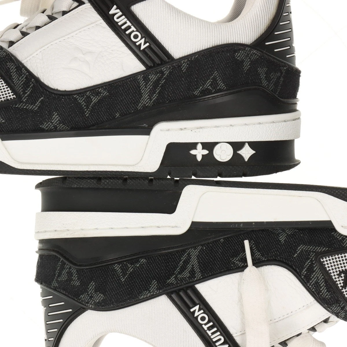 ヴィトン LVトレイナーライン 24年 レザー×ファブリック