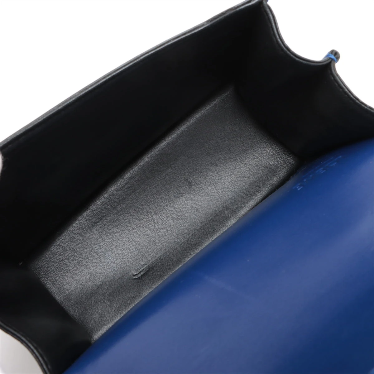 ロエベ バルセロナ レザー ショルダーバッグ ブルー XW015426