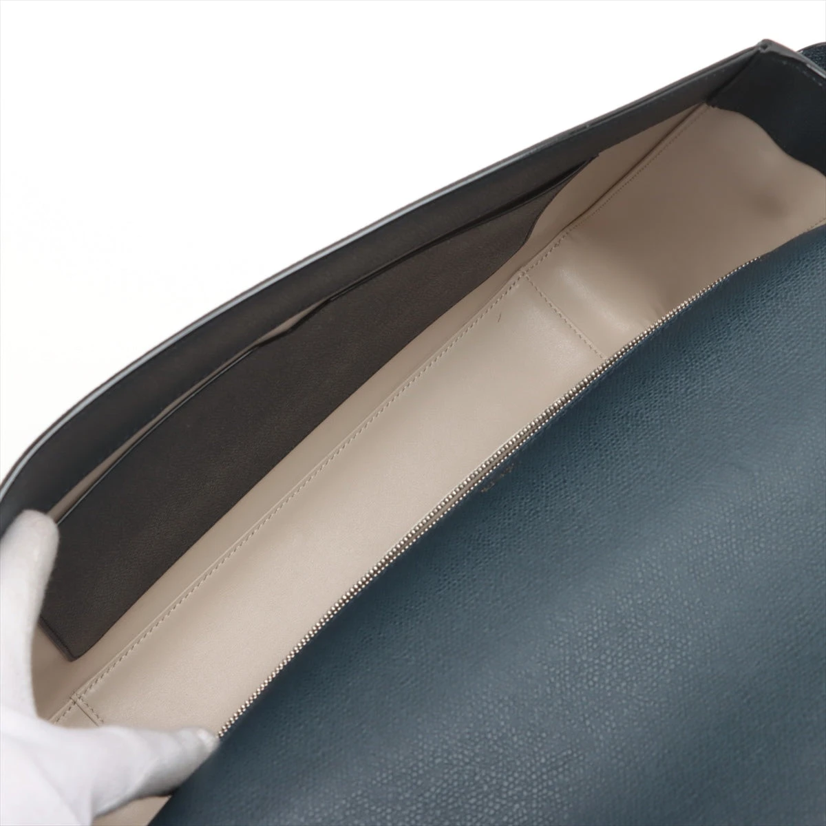 ヴァレクストラ Vライン メッセンジャー レザー ショルダーバッグ