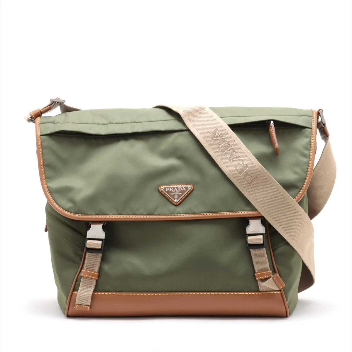 【極美品・現行類似】プラダ メッセンジャーバッグ テスートナイロン レザー 黒 極美品 PRADA プラダ テスート ショルダーバッグ バッグ