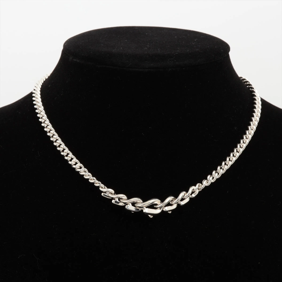 ティファニー フォージ グラジュエイテッド リンク ネックレス シルバー