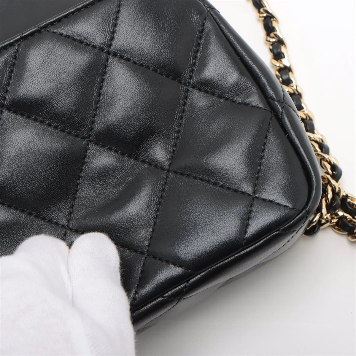 金具ゴールド☆チェーン ハンドルバッグ CHANEL シャネル ココハンドル29 チェーンショルダー ゴールド