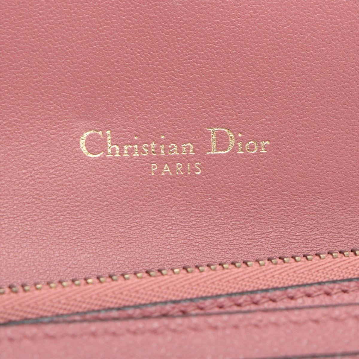 クリスチャンディオール サドル レザー チェーンウォレット