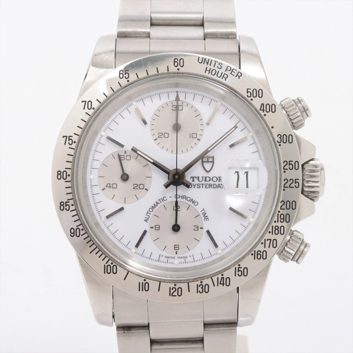 チュードル クロノタイム 79180 SS AT 白文字盤 A3409031｜中古 