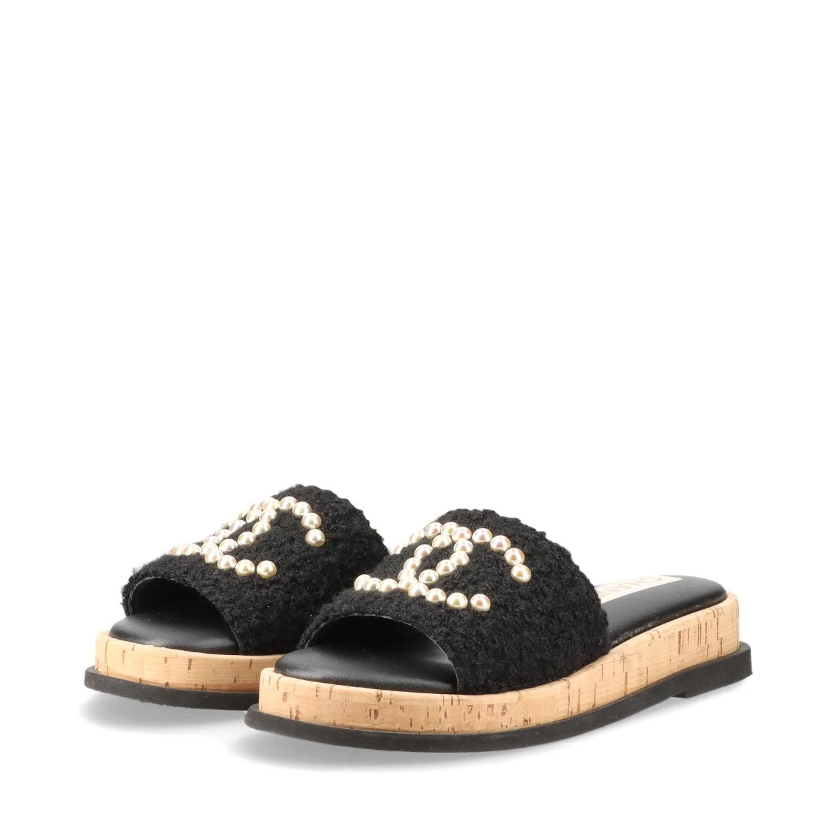 美品 シャネル サンダル パンプス ココマーク パール オープントゥ 35C 6718c2e18b8f0.webp
