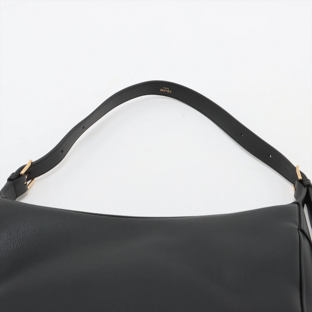 美品【CELINE】レザー ミディアム エロイズ ショルダーバッグ ミディアム エロイズ キュイル トリオンフ バッグ (CELINE
