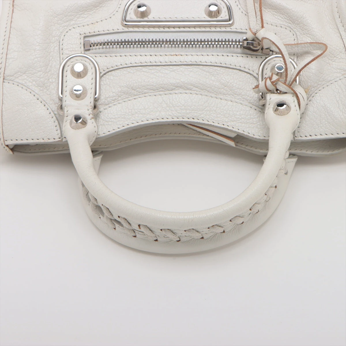 バレンシアガ クラシックメタルエッジシティ レザー 2WAYハンドバッグ  