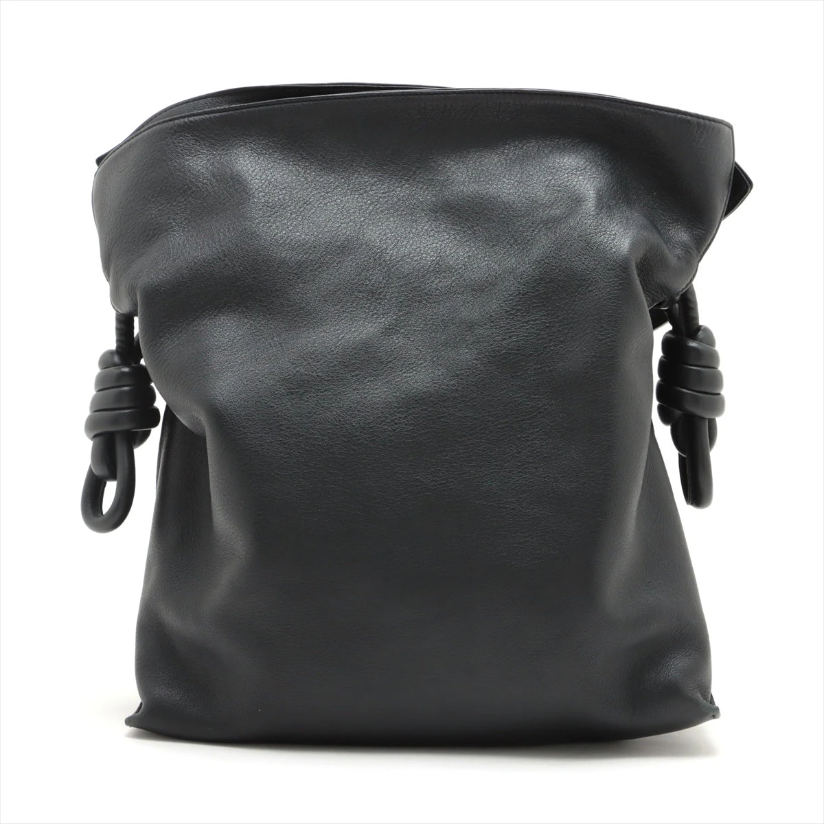 極美品✨ロエベ フラメンコ ノット ワンショルダーバッグ 黒 レザー ロエベ(LOEWE)ロエベ フラメンコ ノット ショルダーバッグ