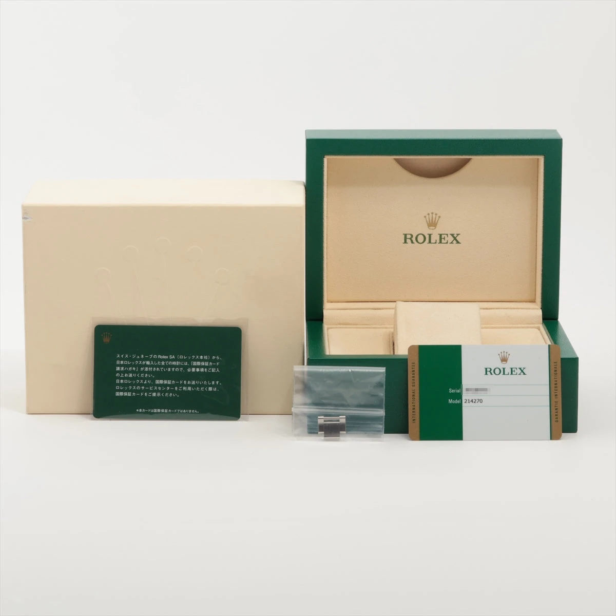 ロレックス エクスプローラーⅠ 214270 SS AT 黒文字盤 あまりごま1  