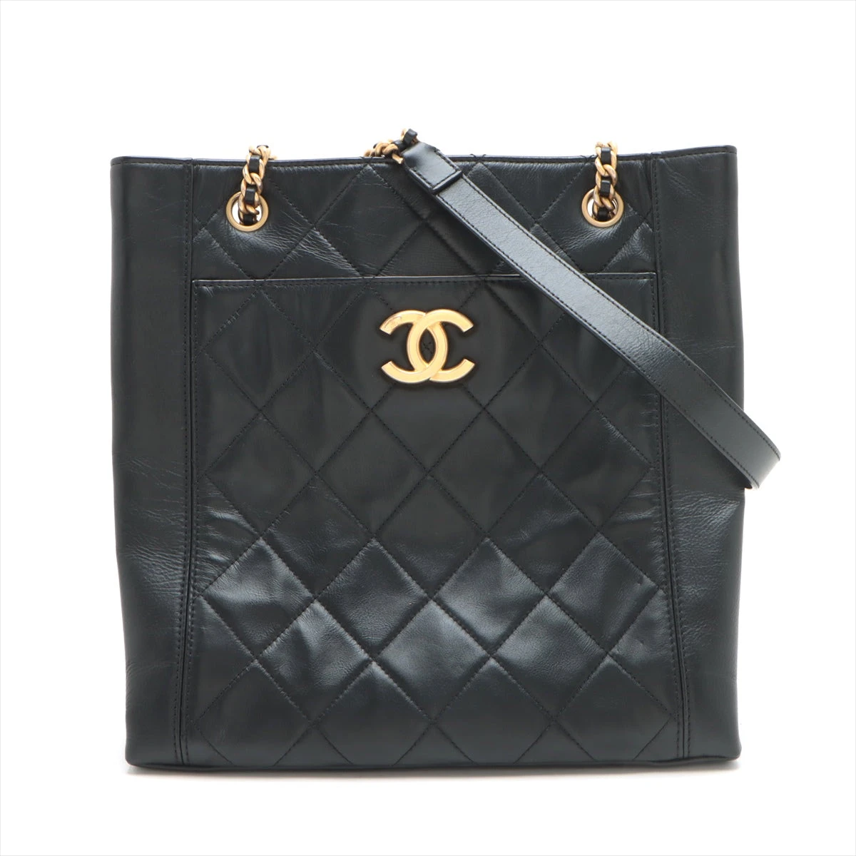 美品　シャネル　高級カシミアスカート　ブラック　M 　レザーロゴ 楽天市場】質屋 未使用 シャネル CHANEL マフラー オール