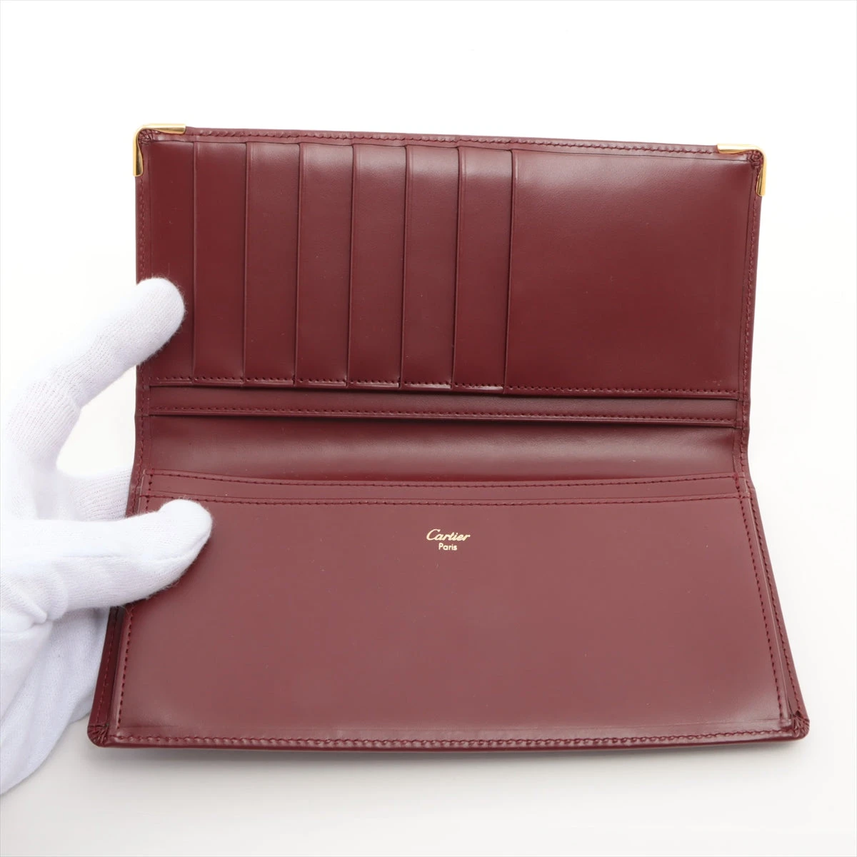未使用品 カルティエ マストライン アドレス帳 L3000140 ボルドー  