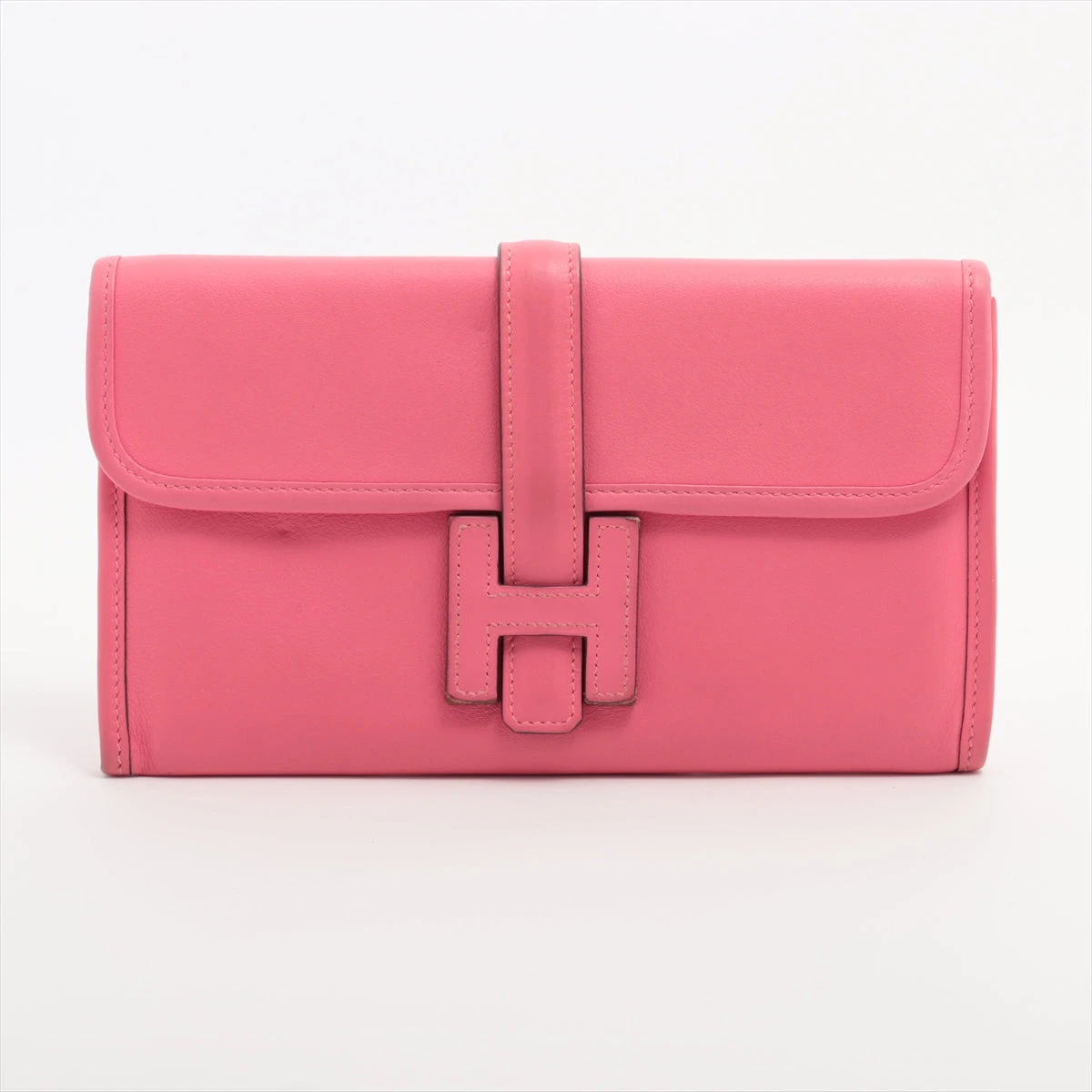【未使用級】 エルメス HERMES ジジェ デュオ ローズアザレ エルメス ジジェデュオ ヴォースイフト クラッチバッグ ローズアザレ A