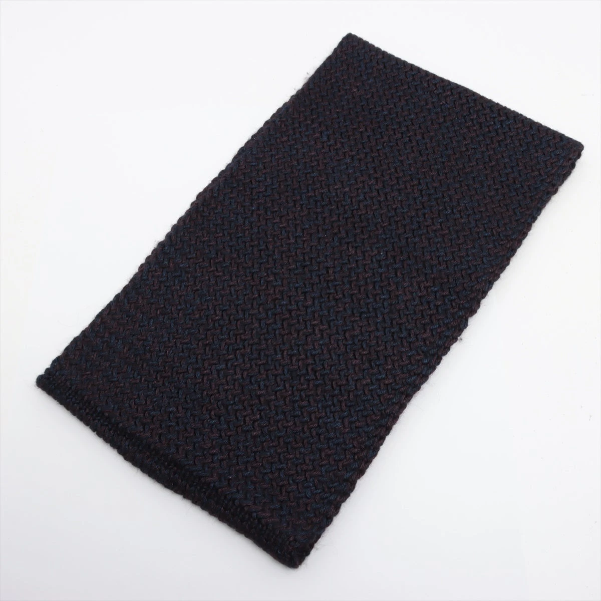 エルメス スヌード シルク×アルパカ ネイビー A3398892｜中古ブランド