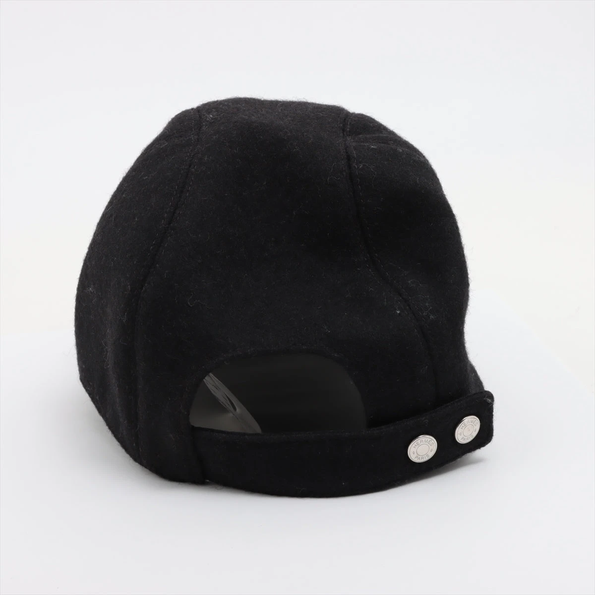 エルメス セリエ キャップ 57 ウール ブラック A3401234｜中古