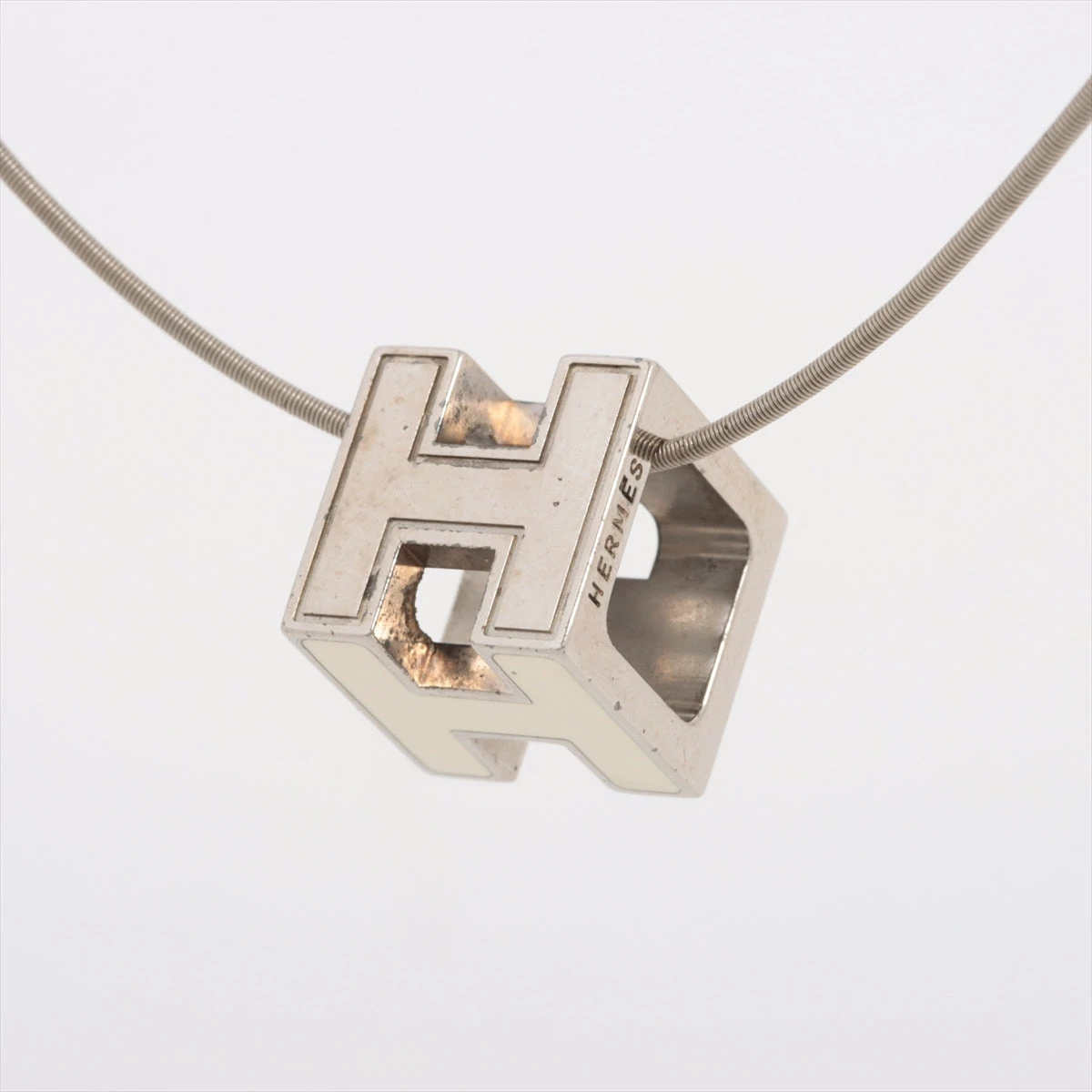 エルメスHキューブネックレス Hキューブネックレス ゴールド