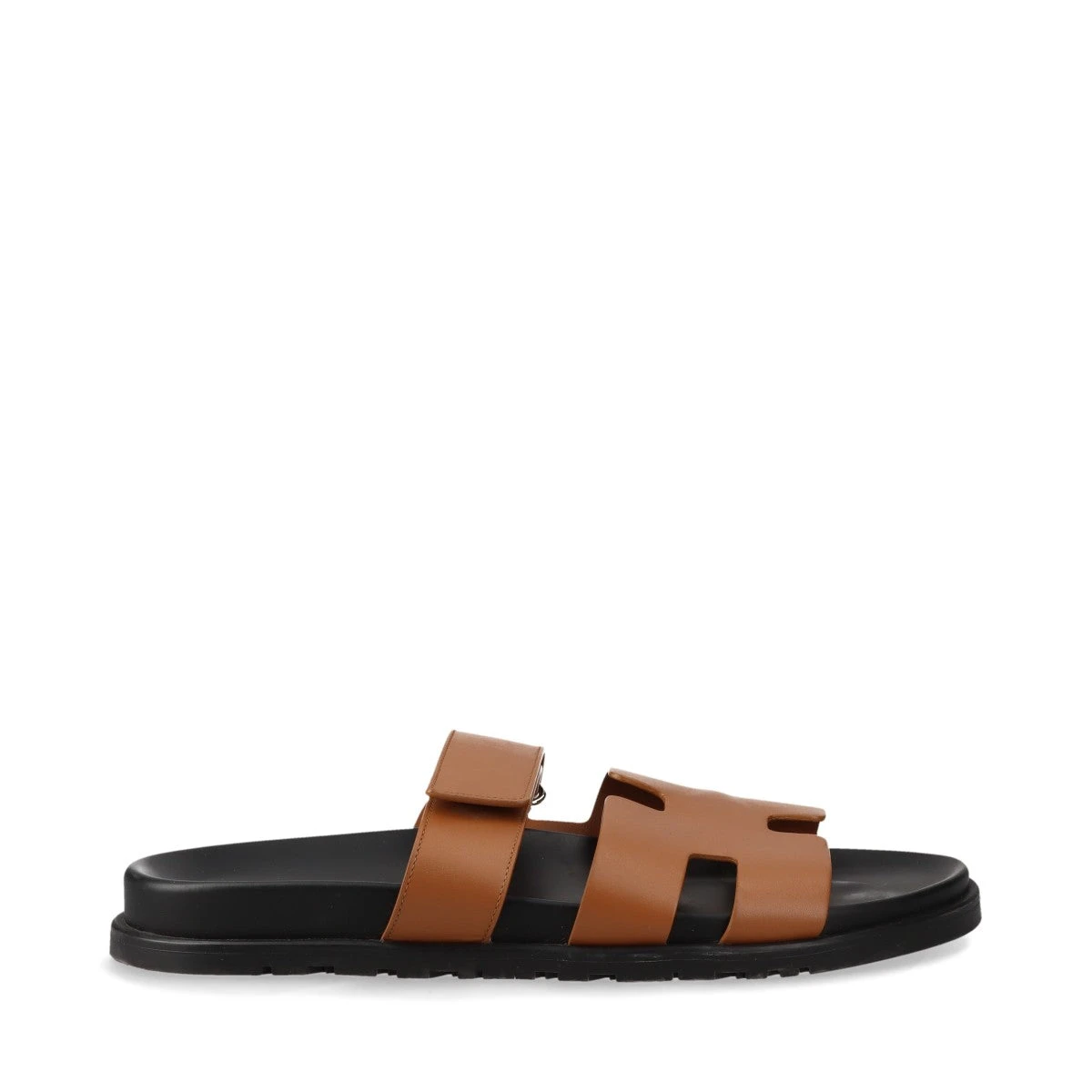 エルメス シプレ レザー サンダル 43 メンズ ブラウン ベルクロ