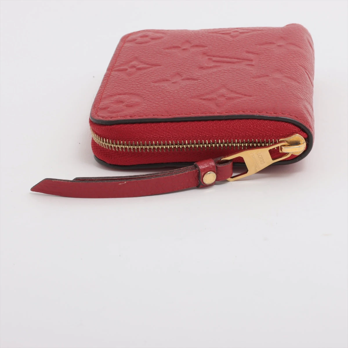 美品 ルイヴィトン 財布 RED アンプラント ジッピー コインパース LOUIS VUITTON】ルイヴィトン『モノグラム アンプラント