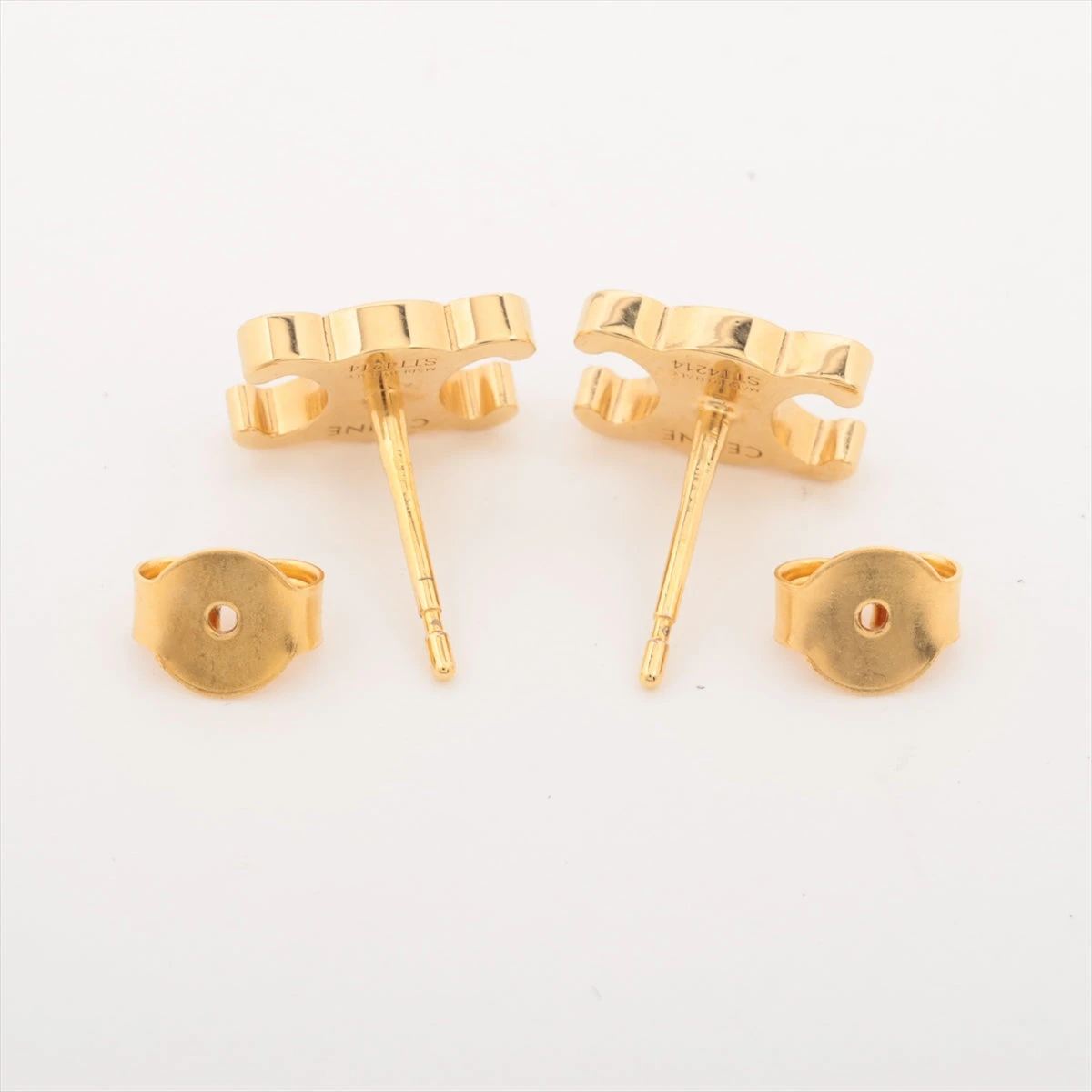 CELINE☺︎トリオンフピアス☺︎新品未使用☺︎正規品 セリーヌ トリオンフ STT4214 ピアス(両耳用) GP ゴールド