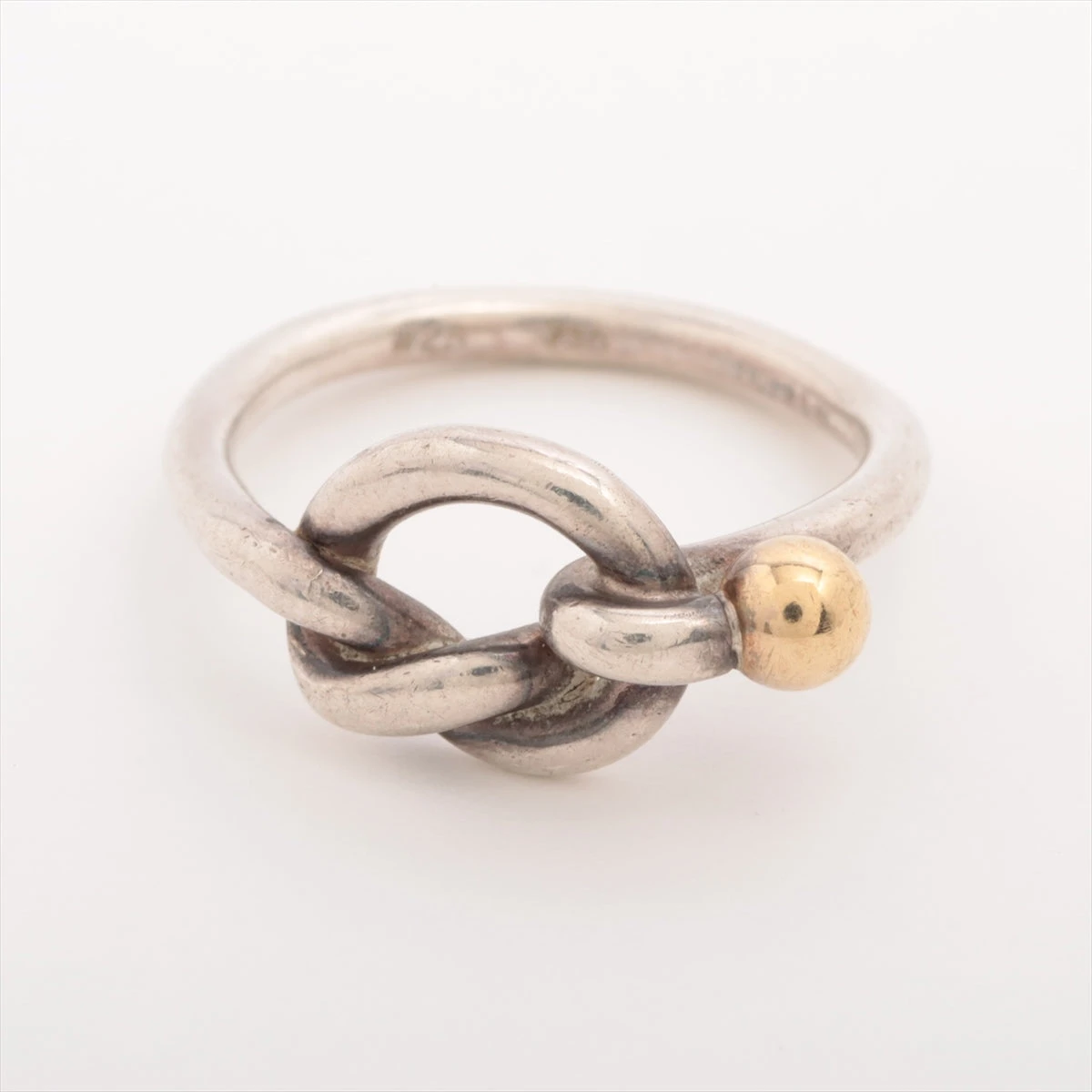 ティファニー　ラブノット　リング　ゴールド Tiffany＆Co.（ティファニー）ラブノットリング SV／K18ゴールド