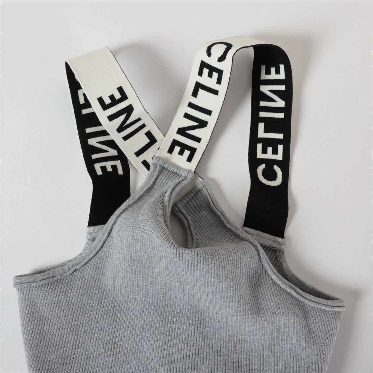 CELINE セリーヌ 2A68L372N タンクトップ  グレー系 M レディース CELINE セリーヌ 2A68L372N タンクトップ グレー系 M レディース