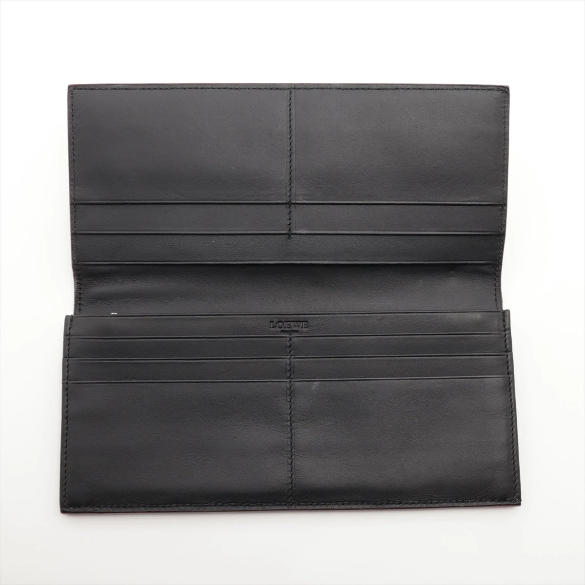 未使用 ロエベ 長財布 アナグラム レザー ブラック 黒 メンズ ユニセックス LOEWE - ロエベ／LOEWE 長財布 財布 ウォレット メンズ 男性