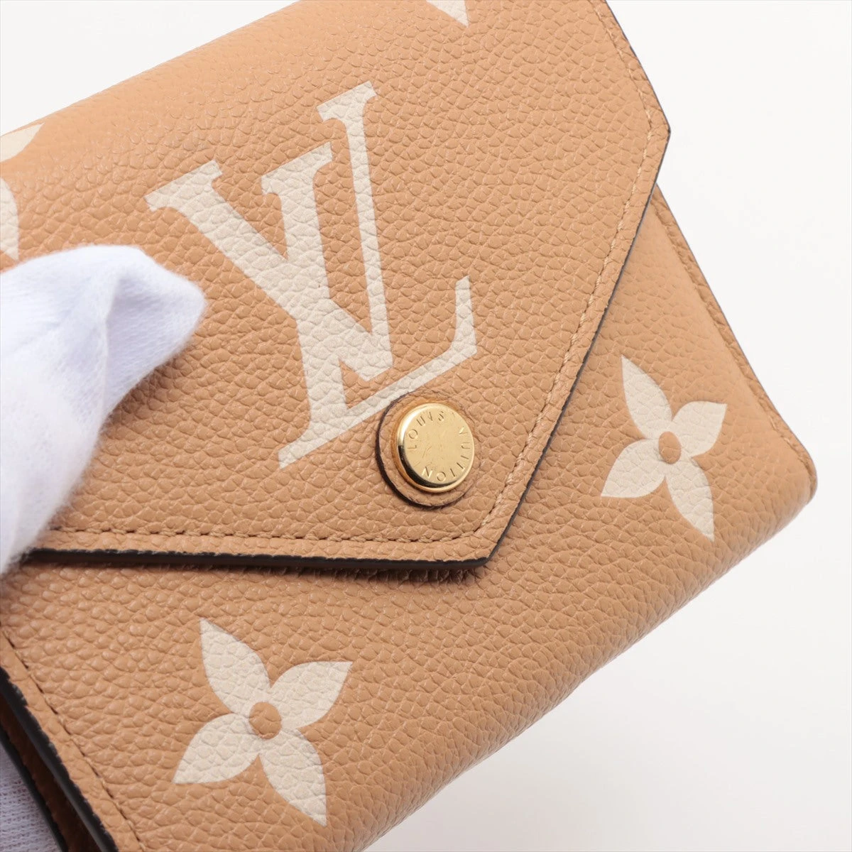 【美品ICタグ搭載】　ルイヴィトン　 ヴィクトリーヌ アンプラント 　バイカラー ☆美品☆ルイヴィトン 財布 モノグラムアンプラント