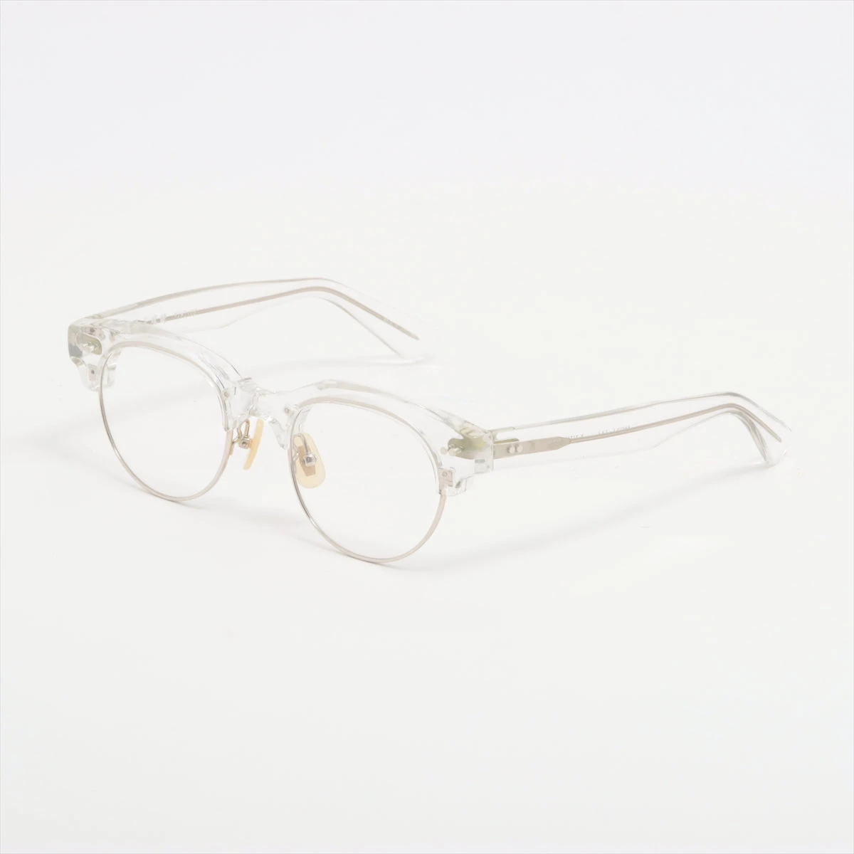 金子眼鏡 メガネ チタン×プラスチック クリア KV-76 A3410001｜中古