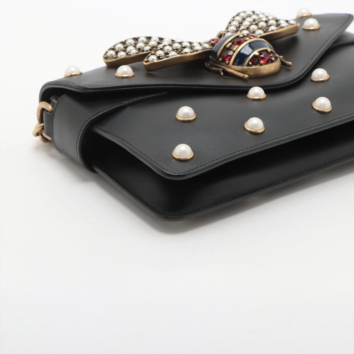 グッチ クイーンマーガレット ブロードウェイ レザー 2WAYショルダー