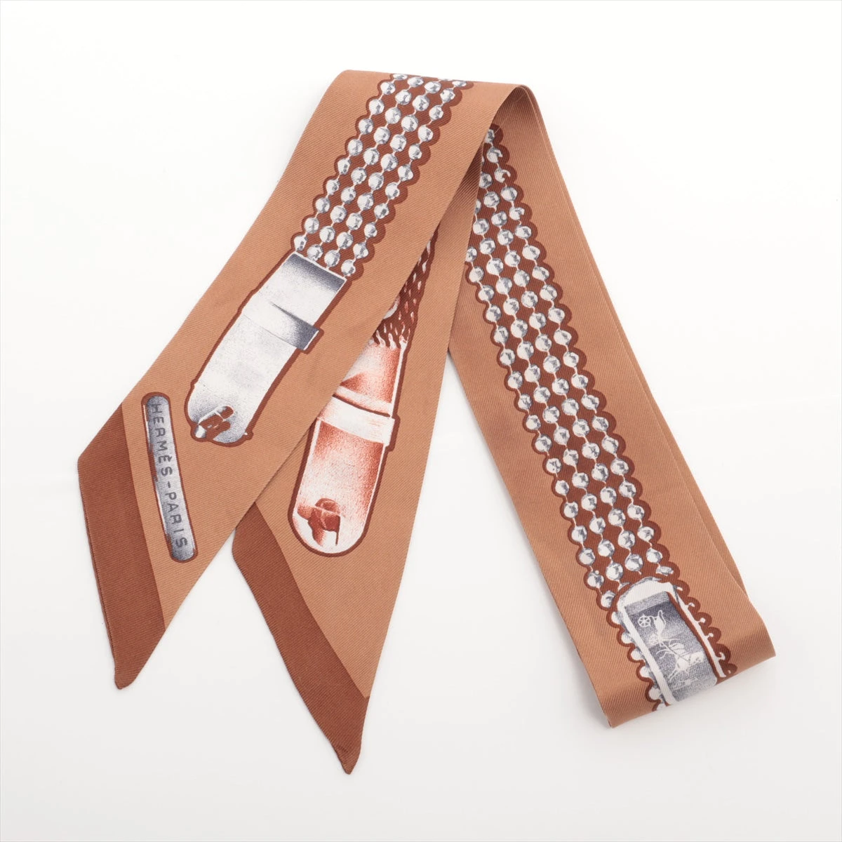 HERMES / TRESOR DE MEDOR_トレゾール ドゥ メドール/ツイリー/スカーフ/シルク/BLK/レディース/ エルメス ツイリー LE TRESOR DE MEDOR トレゾール ドゥ メドール