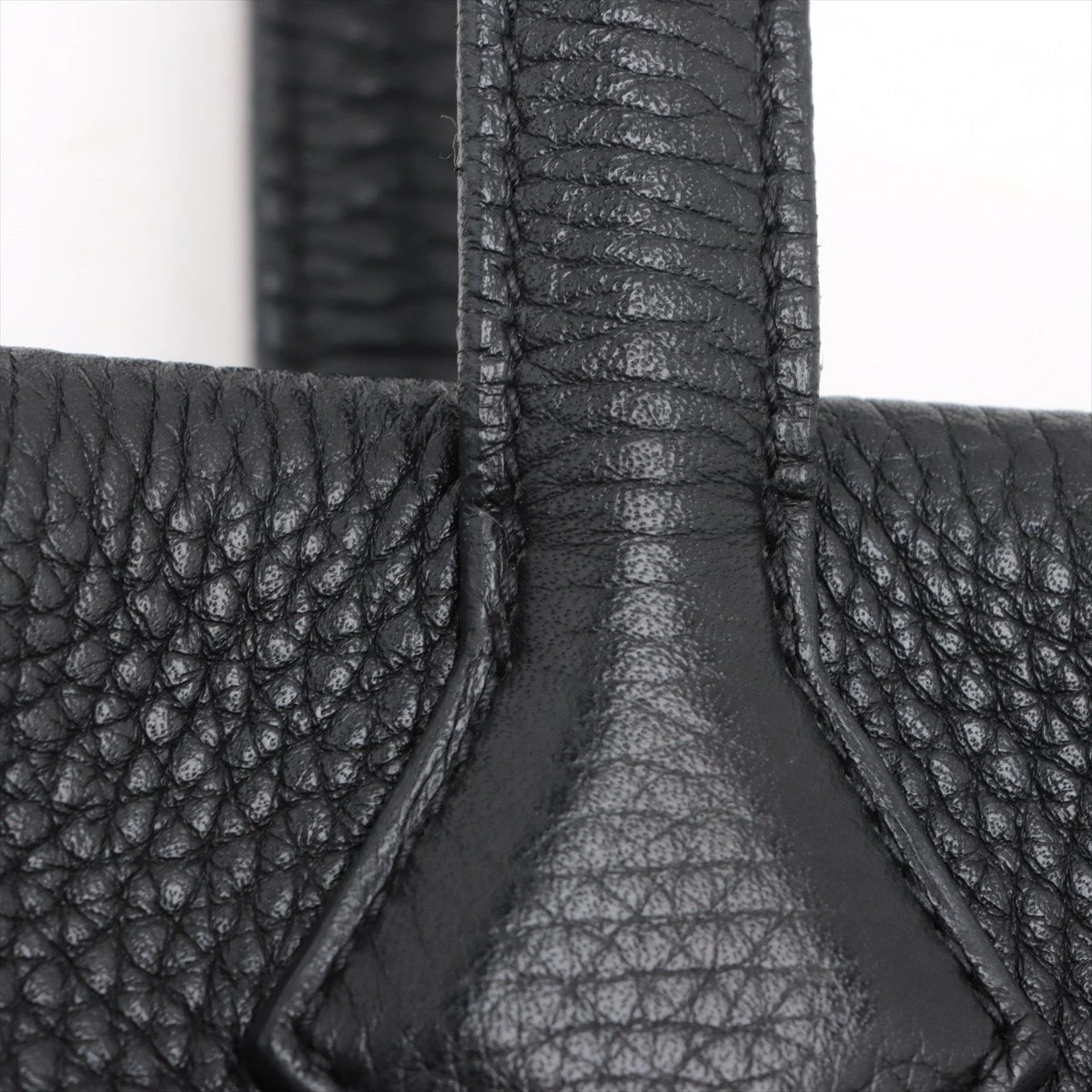 エルメス ヴィクトリア35 トリヨンクレマンス ブラック シルバー金具 T 