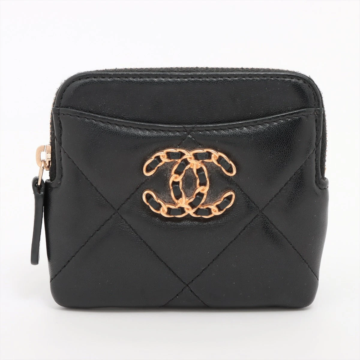 入手困難◆送料無料【CHANEL】19 ジッパー コイン 財布 ブラック シャネル シャネル19 コインケース｜中古ブランド品・ブランド