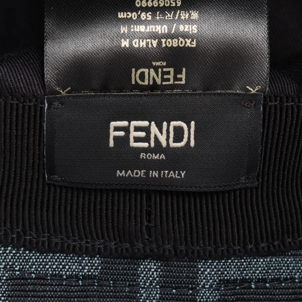 試着のみ　フェンディ　ズッカ　ハット 中古・古着通販】FENDI (フェンディ) ズッカ柄バケットハット